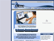 Tablet Screenshot of oetc.ca